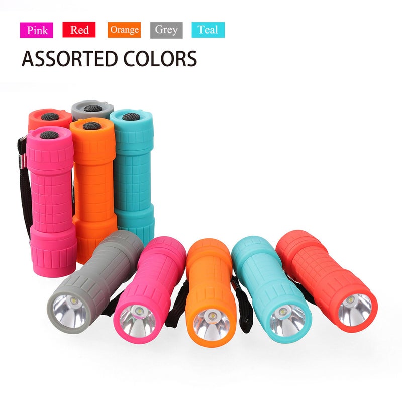 FASTPRO 10-Pack, Super Bright 100-Lumen (1W) LED Mini Flashlight Set, AAA Dry Batteries are Included and Pre-Installed - Image 5